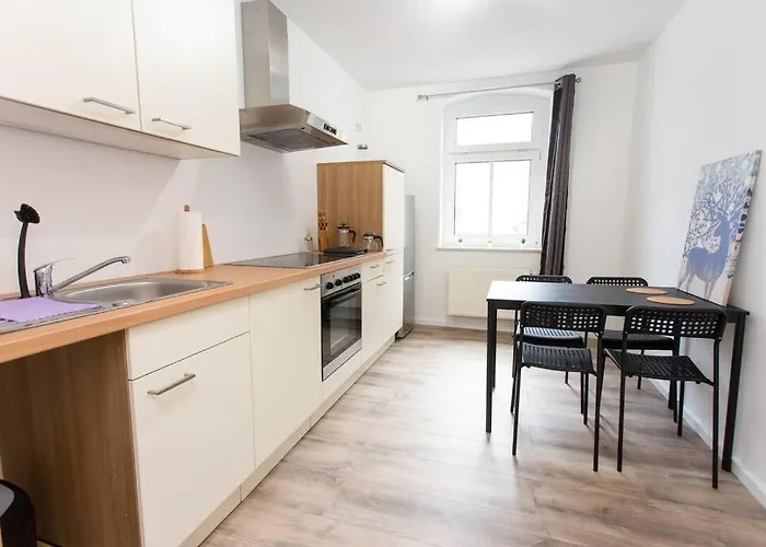 Schickes 1-raum-apartment Mit Balkon Und Vollausgestatteter Kueche * Chemnitz