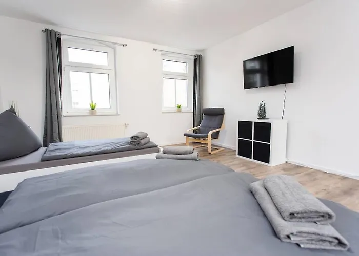 Schickes 1-raum-apartment Mit Balkon Und Vollausgestatteter Kueche * Chemnitz